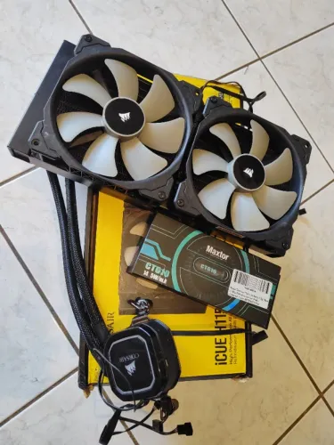 Corsair H115i Pro Xt + Brinde. Somente soquete Am4. Leds Queimados.