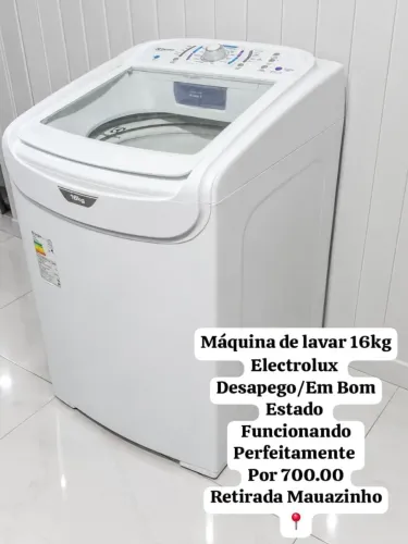 Máquina de lavar 16kg Electrolux Usada/Em Bom Estado Funcionando Perfeitamente ENTREGO Sul