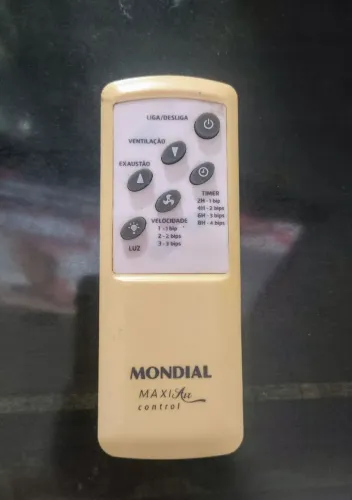 Controle Remoto Ventilador De Teto Mondial Maxi Air Vte-02