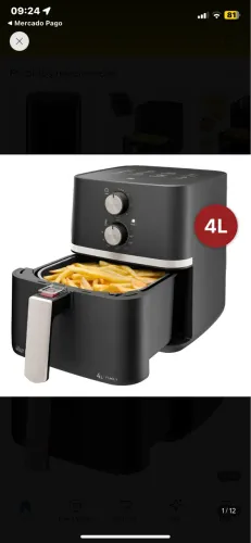 Vendo Fritadeira Elétrica Wap Air Fryer Family 4l