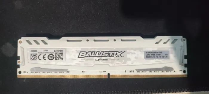 ? Memória RAM Ballistix by Micron 4GB DDR4 2666MHz