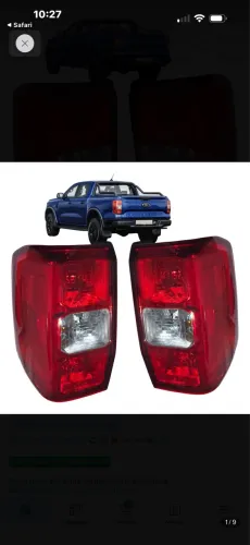 Conjunto original de lanternas traseiras ford ranger xlt 2024