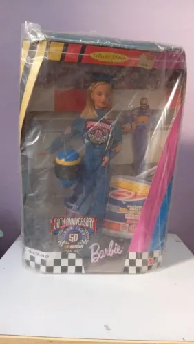 Barbie Nascar stock car 