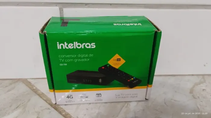 Antena Interna e Conversor Digital para TV