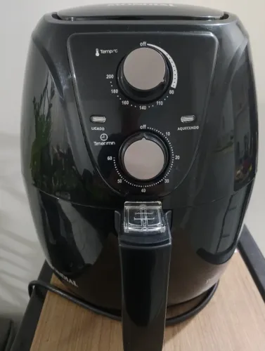 Fritadeira Sem Óleo Air Fryer Pratic 3,6L Mondial Preto 1500W AF-36-FB