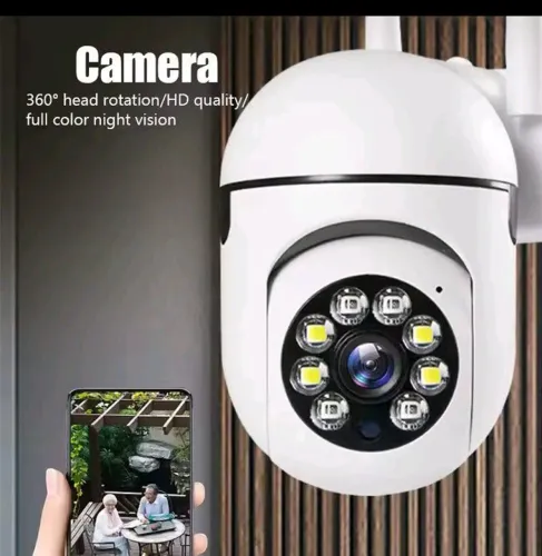 Câmera wi-fi visão noturna 2 antenas, 8m