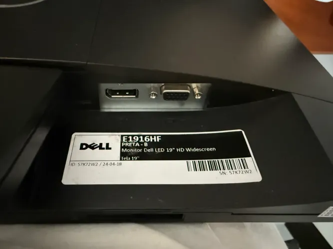 Monitor dell E1916HF 19 polegadas 