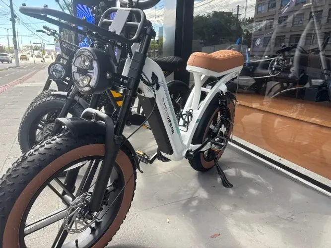 Bike Elétrica Q8 Branca 