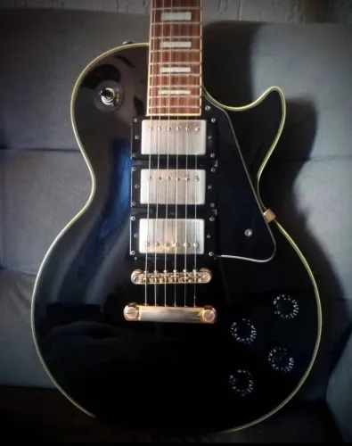Epiphone custom les paul black beauty