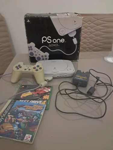 PS One (PS1) Usado + Controle Original + Fonte Original + Jogos