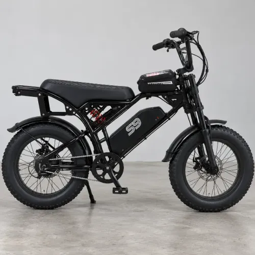 BICICLETA ELÉTRICA PRETA S9