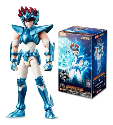 Boneco Montável Blokees Cavaleiros do Zodíaco Seiya de Pégaso