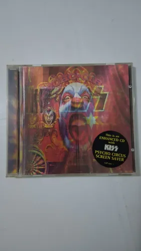 Cd Psycho Circus -  Kiss imp USA capa 3D