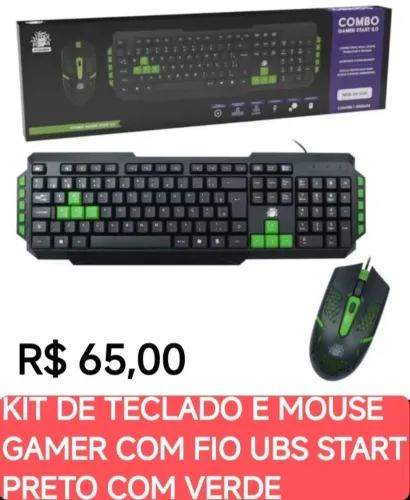 Kit de teclado e mouse