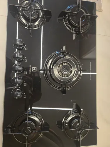 Cooktop A Gás 5 Bocas Electrolux Ke5gt Tripla Chama Bivolt