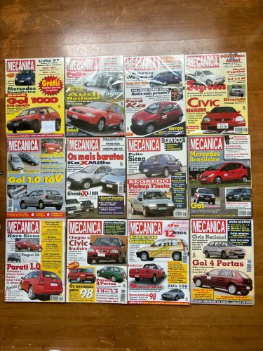 Coleção de revistas oficina mecânica