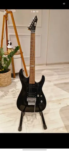 Guitarra ESP LTD MH-50 Black (2008) - Floyd Rose - 24 Trastes