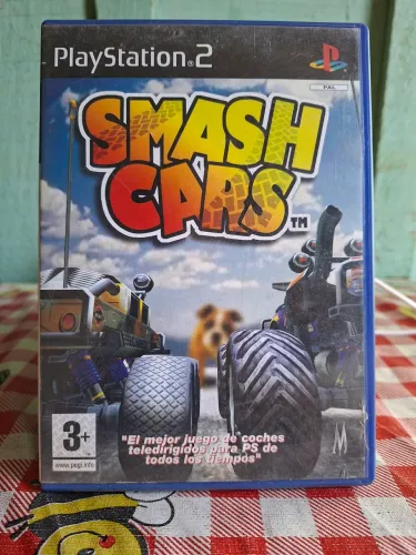 Smash Cars original para PlayStation 2 (versão PAL europeia/espanhola)
