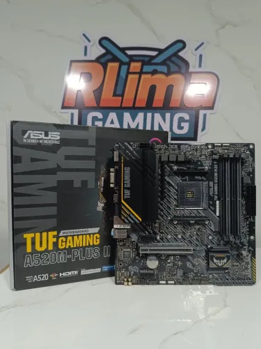 PLACA MÃE A520M-PLUS II TUF GAMING - SEMINOVA