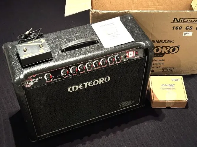 Amplificador Meteoro Gs160 ELG + Footswitch + Caixa Original