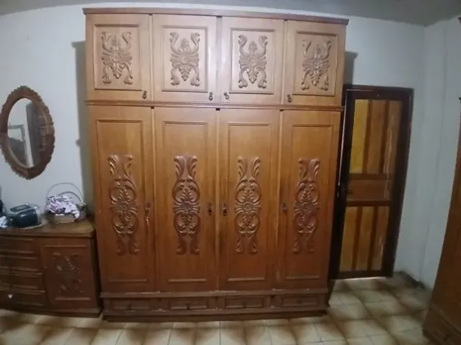 GUARDA ROUPA CASAL MADEIRA MACIÇA 