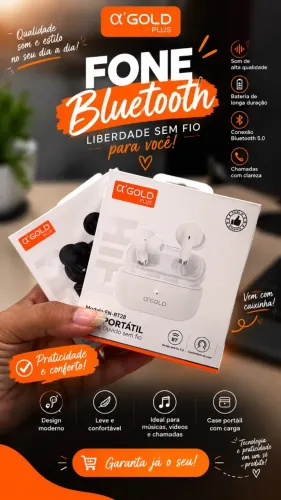 Fone Bluetooth a'Gold Plus