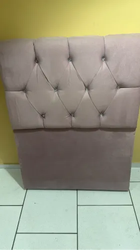 Cabeceira solteiro suede