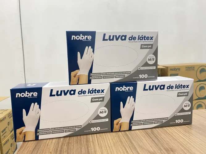 Luvas de látex (10 pacotes) 