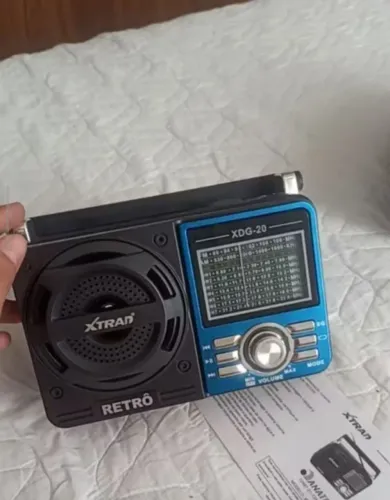 Rádio FM/AM TOP BIVOLT 110V/220 NA CAIXA