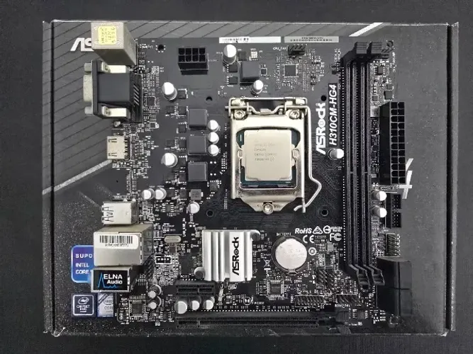 Kit Processador Intel Core i3-8100 (8ª Geração) + Placa Mãe ASRock H310CM-HG4
