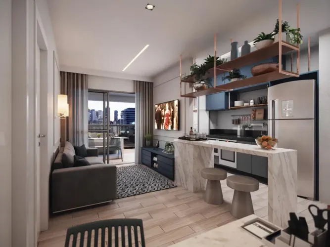 Studio 26 m² 1 dorm. Próximo da Avenida Paulista.