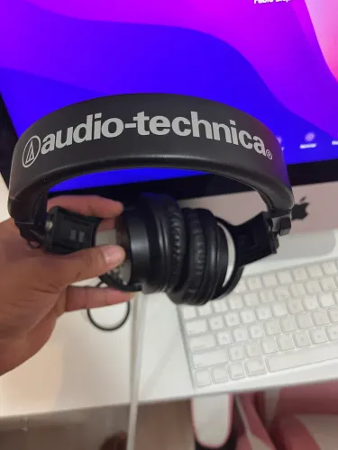 Fone de Ouvido Monitor Audio Technica ATH-M20x, Preto, Grande