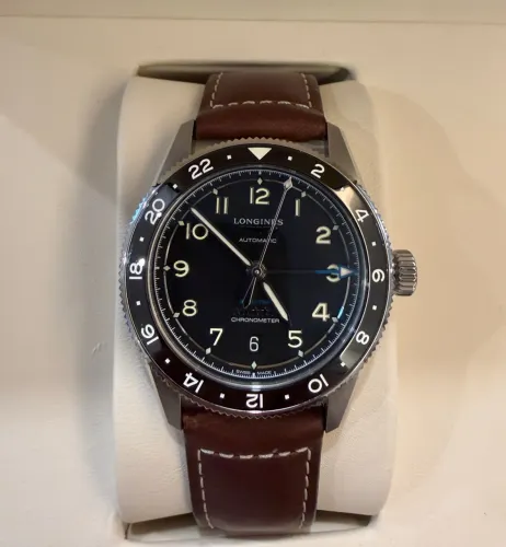 LONGINES SPIRIT ZULU TIME 39mm FULL SET / 2025 IMPECÁVEL!