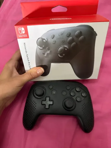 Controle Nintendo Switch Pro sem fio Preto