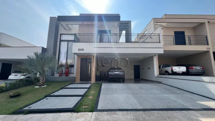 Sobrado condomínio Milano com 3 suítes, Indaiatuba/SP