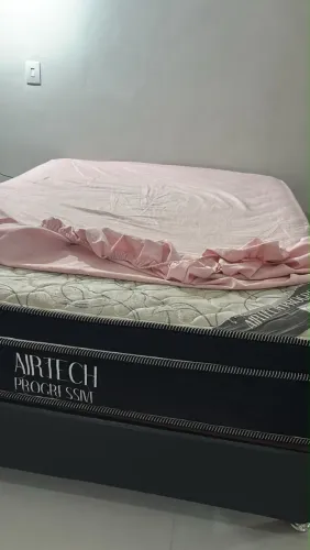 Vendo cama casal box 