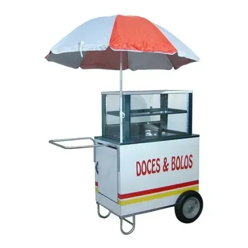 Carrinho de doces, bolos e brigadeiro ambulante novo preço de fábrica