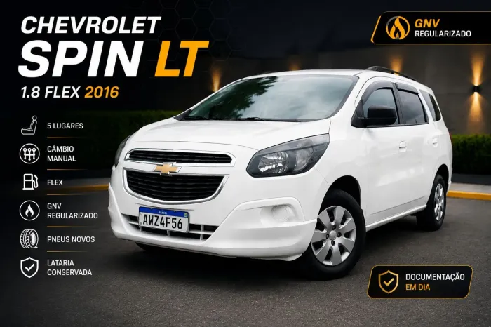 Chevrolet Spin LT 1.8 8V Econo.flex 5P Mec. 2016
