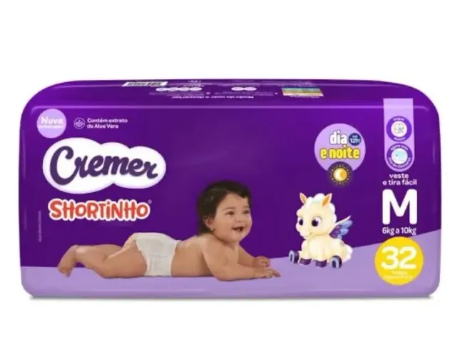 Fralda Cremer shortinho