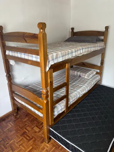 Cama beliche completa com colchão