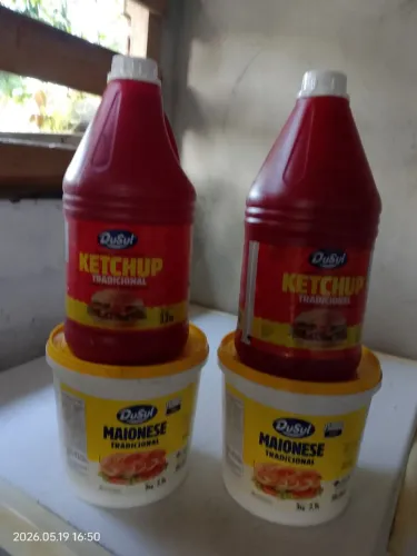 Catchup, maionese e mostarda no precinho 