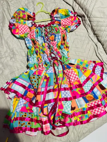 Vestido de quadrilha 