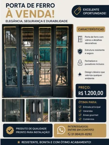 porta de ferro