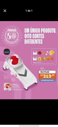 Cortador legumes tupperware