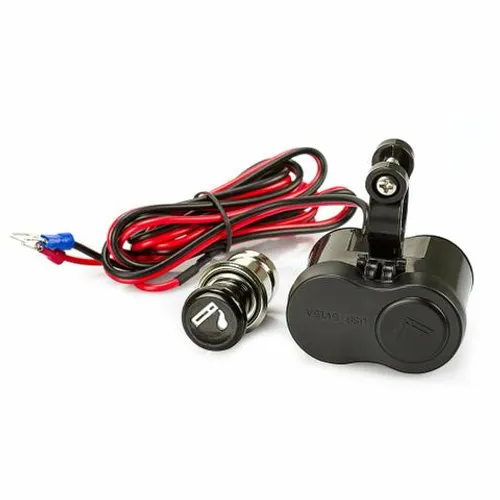 Carregador Para Moto Celular GPS Tomada USB 2.0 Adaptador Acendedor Guidão De Motocicleta