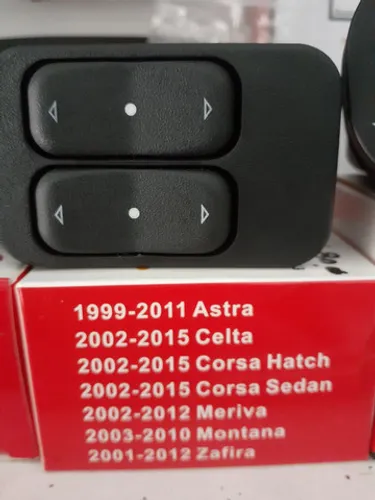 Botão para vidro elétrico duplo astra celta