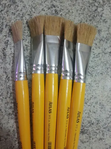 5 pincéis Atlas número 24