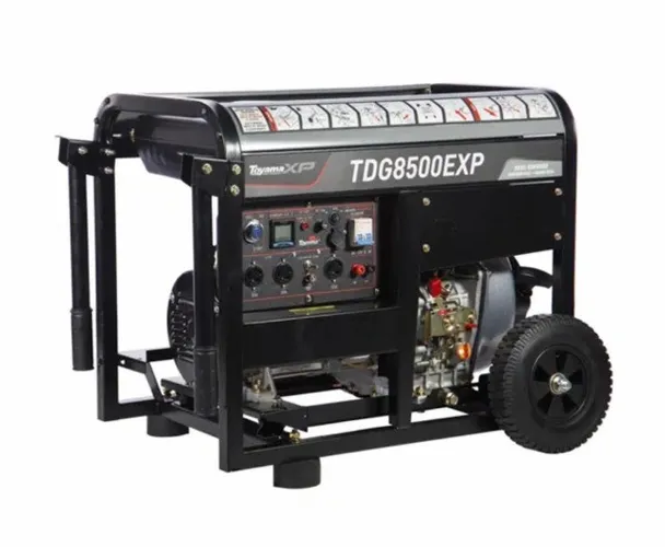 Gerador a Diesel 7 KVA Mono 110/220V Toyama TDG8500 EXP Partida elétrica 