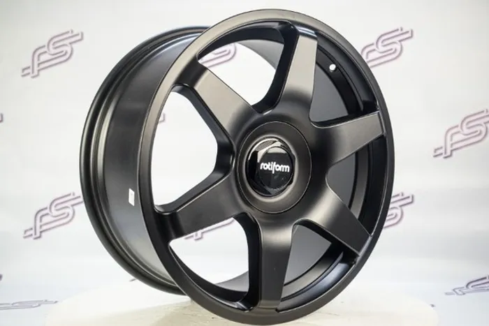 Rodas Rotiform Six Preto 5x100 / 5x112 - 19x8,5 aro 19 tala 8,5