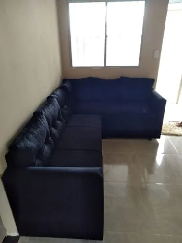 Sofá cama/canto Casal 6 lug Novo